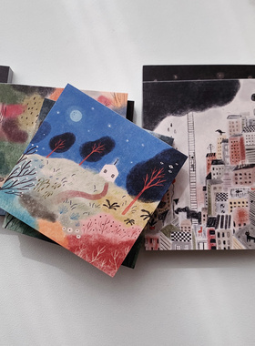 Zian.paper｜寻梦环游小世界 little world 便签本50p/8图120g