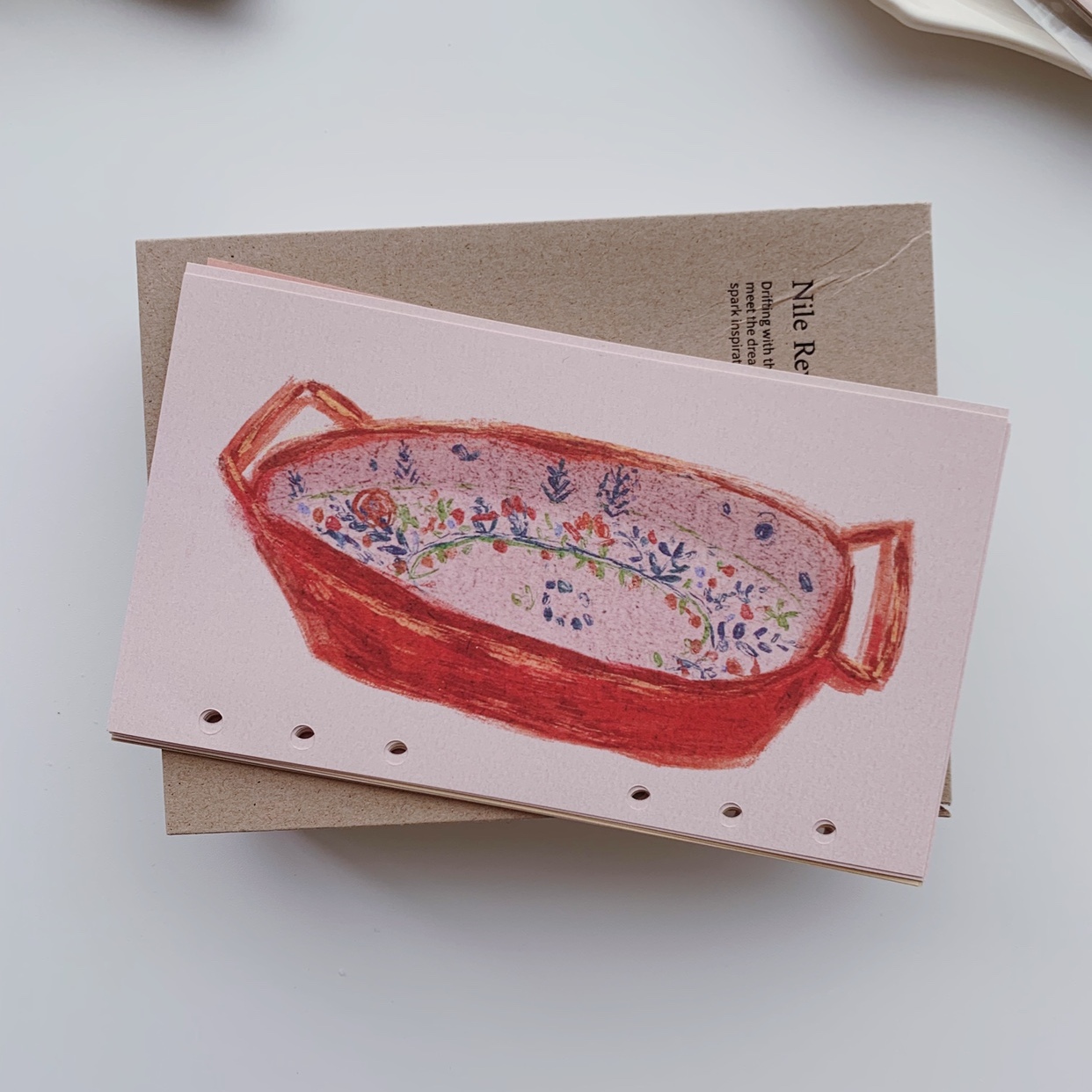 野外写生系列绿色植物打底手账