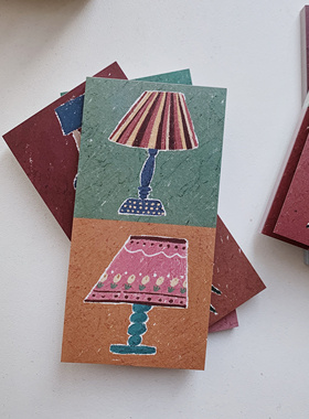 Zian.paper｜中古家具店系列/6图50p120g书写手绘复古便签本双图