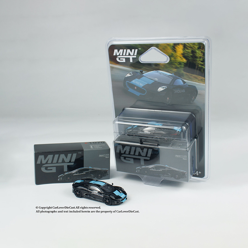 MINIGT 1:64 捷豹 Jaguar CX75 跑车 合金汽车模型收藏 1070号