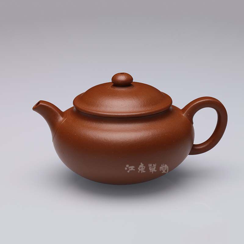 江智慧朱勤勇 徒弟 纯手工【步云】名家朱泥160cc宜兴紫砂茶壶