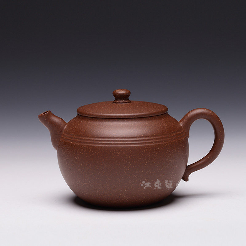 名家【汉罐210cc】精品紫泥茶包邮吴界明 徒弟 钱丽君宜兴紫砂壶