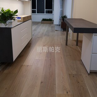 丽斯帕克基奇娜 双层橡木三层实木地板框架结构刀砍复古国内包邮