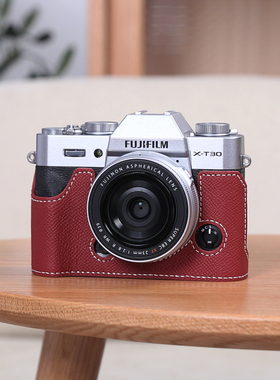 富士XT30三代保护套二代XS20XT50X100Vi相机包底座配件真皮xm5xe5