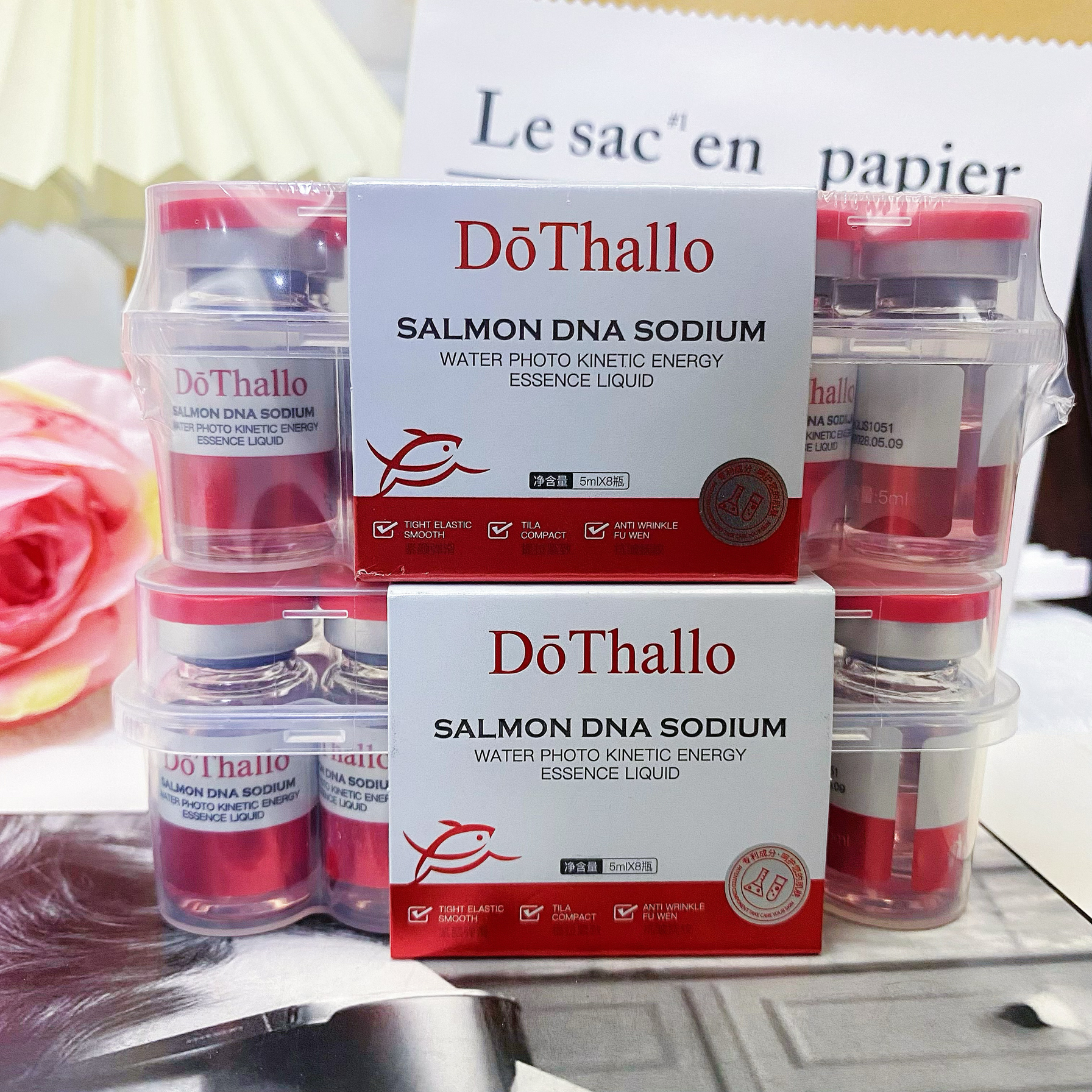 DōThallo三文鱼DNA钠水光动能精华液补水保湿院线爆款现货供应