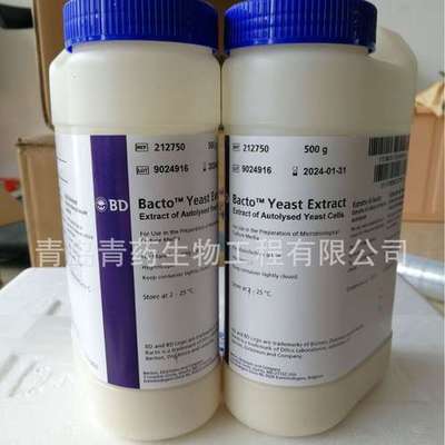 BD 酵母提取物 212750 Bacto Yeast Extract  500g 酵母粉