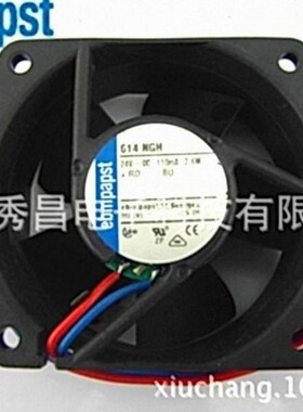 614 NHHU 614 NGH 24V 2.6W 3.0W 原装德国Ebmpapst 高端设备风扇