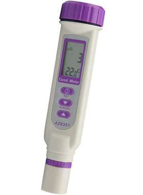 衡欣 AZ8351高精度电导率仪 水质检测导率测试笔 电导率带温度