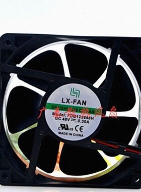 全新 LX-FAN FDB123848H 12CM 48V 0.30A 加湿器 防水 散热风扇