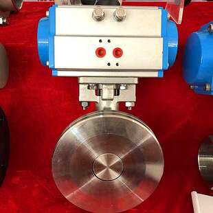 直通式金属密封气动球阀Q641F-16/25C DN100气动球阀气动疏水球阀