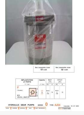 P3AAN0075FL20B01N齿轮泵P3BAN1003CL10B01N，P3BAN2004CL10B02N