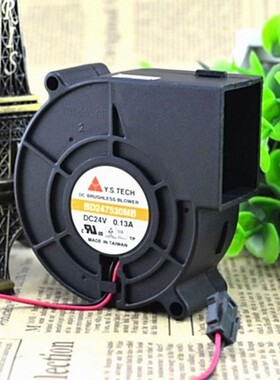 元山 Y.S.TECH 7.5CM涡轮变频器风扇 BD247530MB DC24V 0.13A