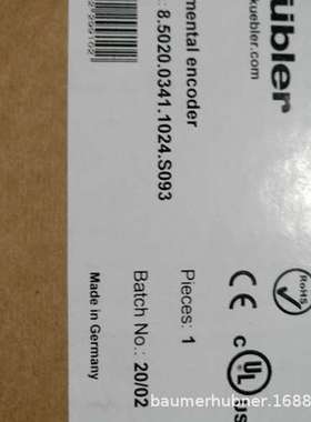 天津库伯勒编码器代理8.5800.1C72.1500代理BISS编码器