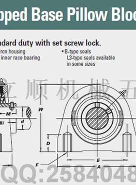 专业销售IPTCI轴承-美国IPTCI UCPA207-22轴承