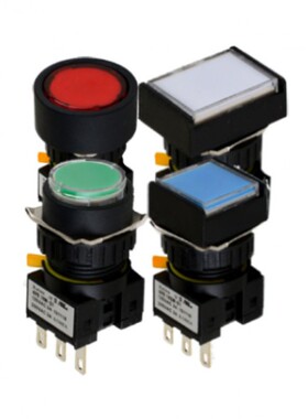 韩国建兴KOINO Φ16 瞬动型开关 KPB16M/SM/RM-2 原装进口