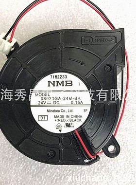 06023GA-24M-BA 全新原装NMB 24V 0.15A 6CM投影机涡轮小型鼓风机