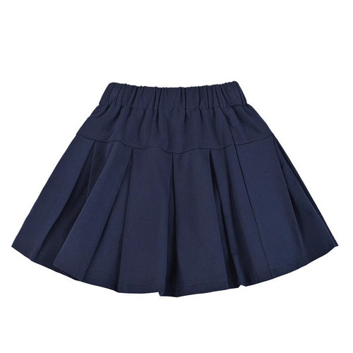 校服裙子深蓝色百褶裙中小学生