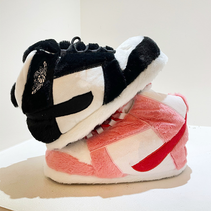 儿童棉拖鞋创意可爱防滑包跟恶搞