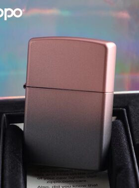 ZIPPO芝宝煤油打火机无界换色刚毅黑金森林时光漫步防风打火机