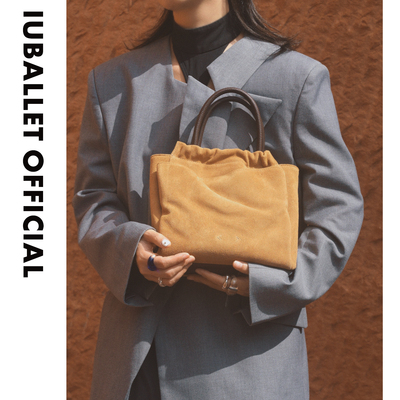 IUBALLET麂皮托特包简约通勤