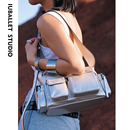 iuballet芭蕾因雾 真皮腋下法棍包2025斜挎女包 头层牛皮单肩包