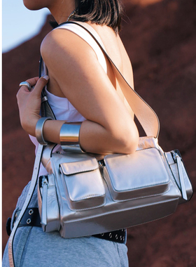 iuballet芭蕾因雾 头层牛皮单肩包真皮腋下法棍包2026新斜挎女包