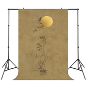 摄影背景布影楼室内汉服拍照全家福数码 复古中式 写真布 古装 新款