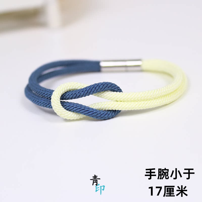 中国风同心结手链简约个性彩色