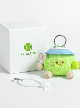 AKTENNIS系列网球挂件可爱包挂公仔玩偶钥匙扣摆件礼物书包挂件