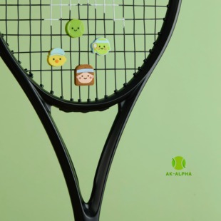AKTENNIS系列原创设计硅胶网球拍避震器避震粒减震护腕可爱创意IP