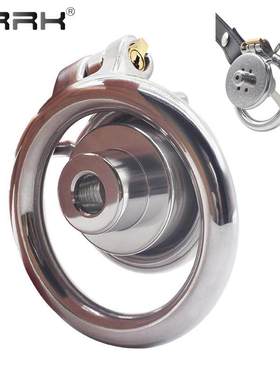 FRRK Small Short Sissy Negative Chastity Cock Cage Device wi