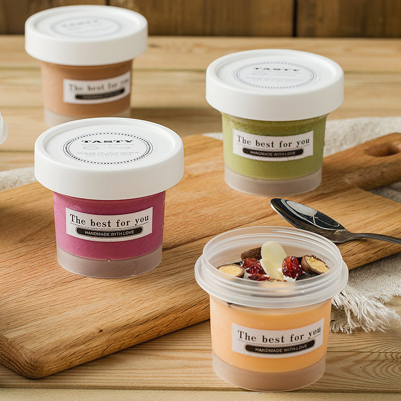 冰淇淋盒子一次性带盖奶冻布丁果冻杯慕斯杯蛋糕盒透明塑料100ml,厨房/烹饪用具,点心包装盒/包装袋,淘宝优惠券,粉丝福利购,淘宝优惠卷