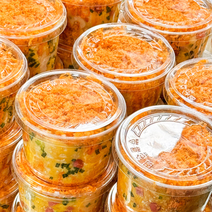 联新芋泥肉松卷葱葱肉松松卷迷你包装盒一次性透明面包蛋糕打包盒