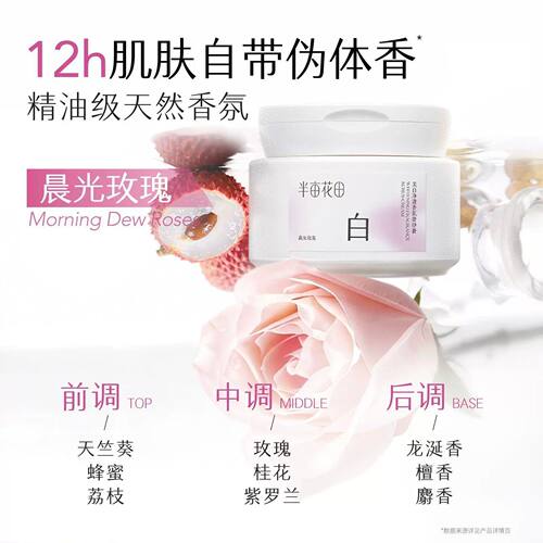 美白身体磨砂膏果酸去角质手部身体沐浴露二合一
