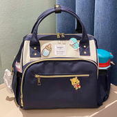 Gergxi升级版 三用妈咪包女士时尚 牛津布防水大容量手提包单肩斜挎