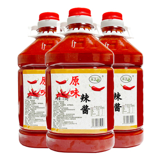 特辣石磨辣椒酱5斤大桶 商用餐饮辣椒糊香辣拌饭酱朝天椒安徽特产