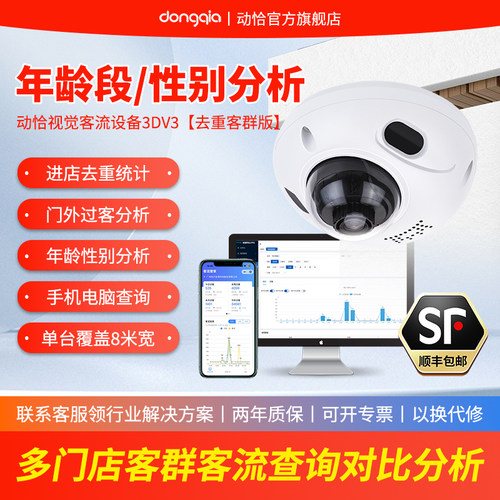 动恰双向识别去重分析过客统计器