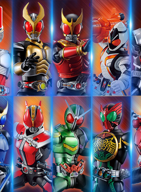 万代拼装模型FRS假面骑士W 甲斗龙骑帝骑555时王双骑空我究极形态