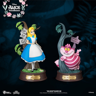 野兽王国 迪士尼 爱丽丝梦游仙境 柴郡猫 手办摆件周边礼物