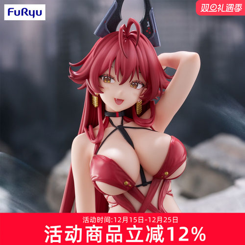 预定 FURYU 胜利女神：妮姬 NIKKE 小红帽荒诞红 泡面压景品手办