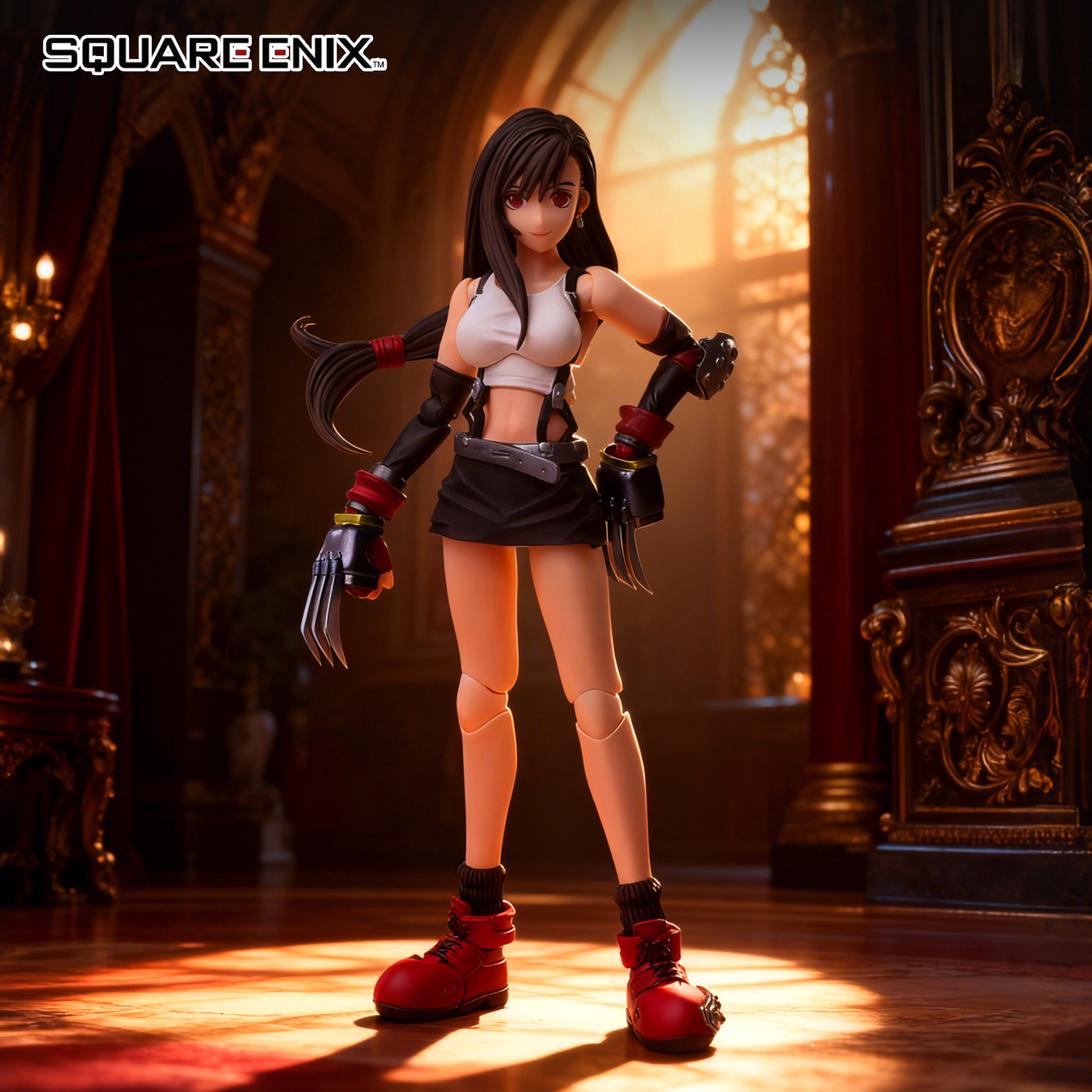 预定史克威尔最终幻想 BRING ARTS可动手办 蒂法·洛克哈特秘银爪