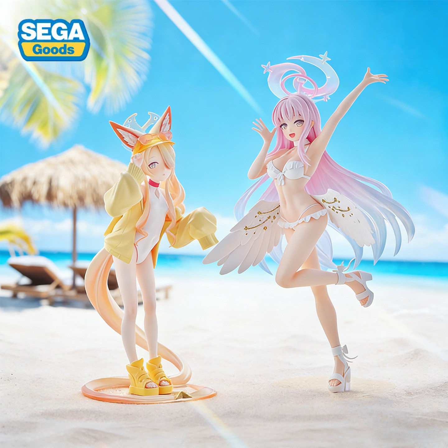 世嘉SEGA 碧蓝档案 百合园圣娅 圣园未花 泳装 景品手办图片
