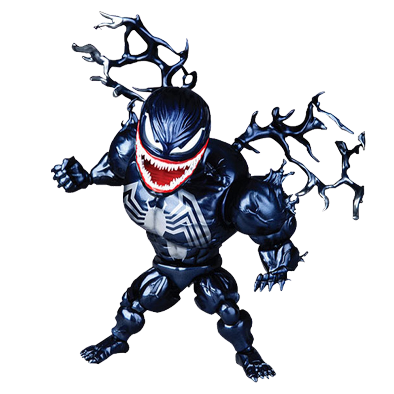 野兽王国 漫威漫画反派 正版毒液venom 可动人偶摆件模型手办周边
