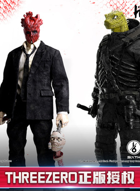 threezero异兽魔都 心 开曼 1/6漫画版收藏可动手办模型新年礼物