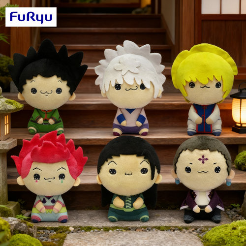 FURYU 全职猎人 MOCHIPICO 萌奇皮可 毛绒奇犽小杰库洛洛