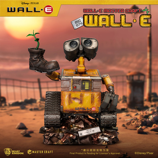 野兽王国迪士尼机器人总动员瓦力手办极匠系列雕像摆件收藏