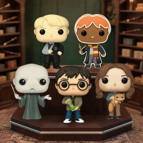 Funko pop 哈利波特魔法师 赫敏格兰杰 罗恩 海格 周边手办限定