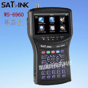 SatLink WS-6960 dvbs2Satellite Finder高清寻星仪工程电视power