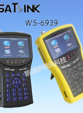 Satlink WS-6939 DVB-S/T combo寻星仪电视信号测试器工程检测仪