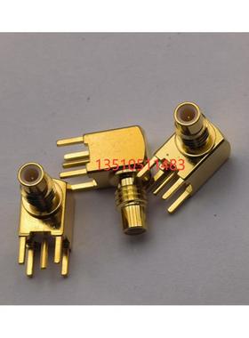 SMC-JWE射频同轴RF信号连接器 SMC公弯PCB焊板高频插座SMC-JWHD